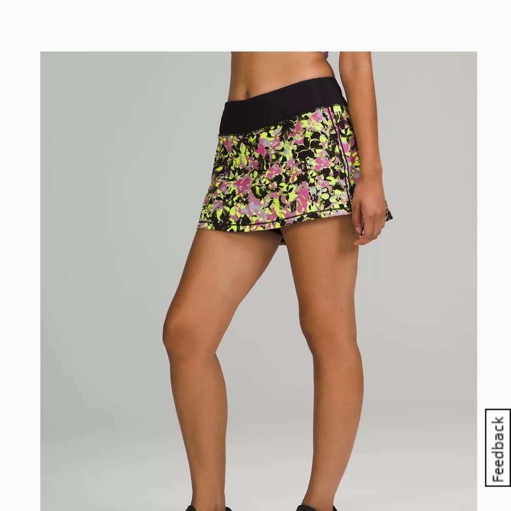Lululemon pace rival skirt 14 reg Inflected highlight